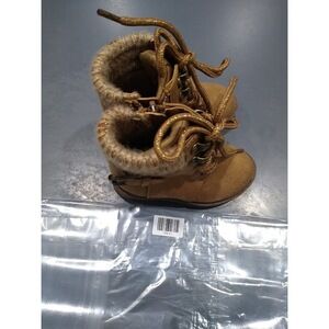 Happily Grey kIds Cozy Kids Boots Tan 5
